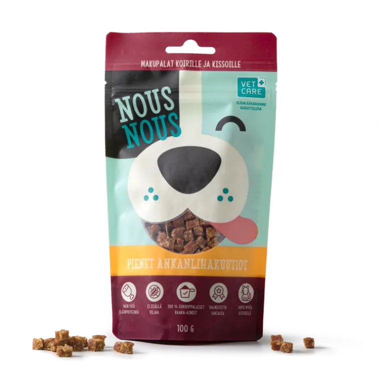 NousNous Pienet ankanlihakuutiot 100 g