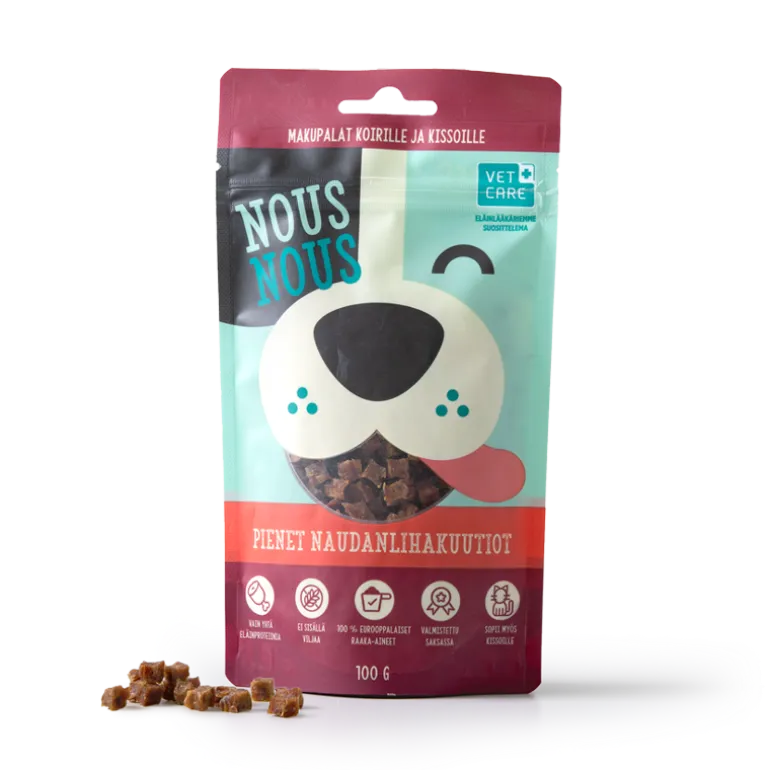 NousNous Pienet naudanlihakuutiot 100 g