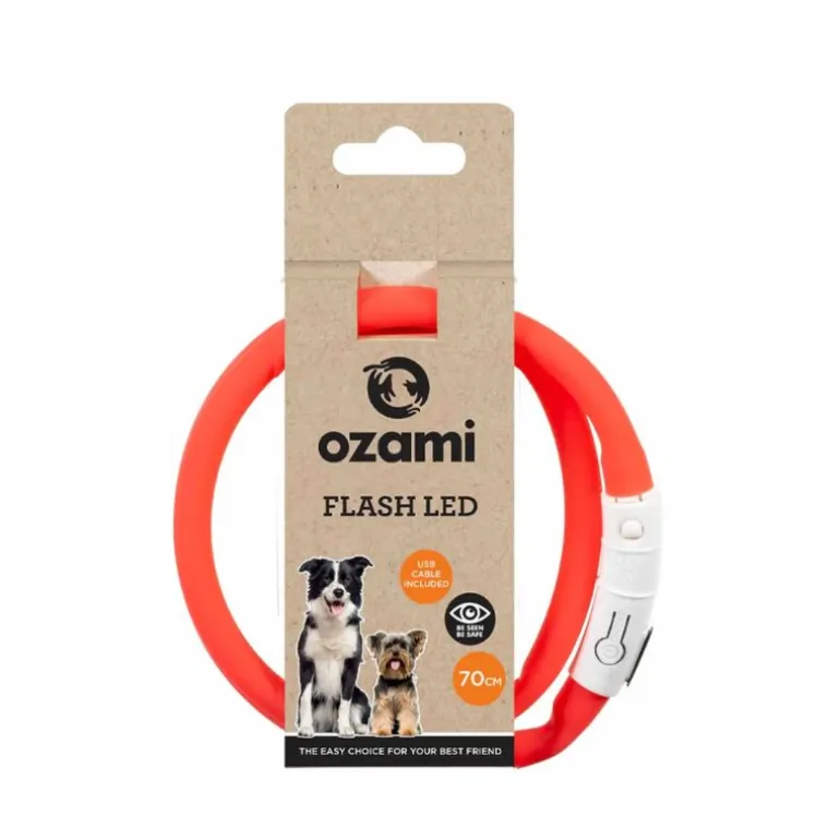 Ozami Flash Led valopanta, punainen 70cm