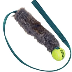 PawsMade Flat XL kaninkarvalelu tennispallolla