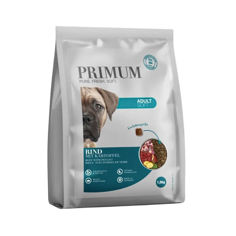 Primum Soft Adult Nauta & peruna puolikostea koiranruoka