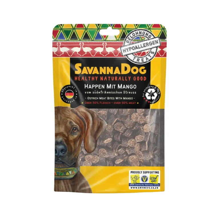 Savanna Dog Strutsin lihapalat mangolla 200 g