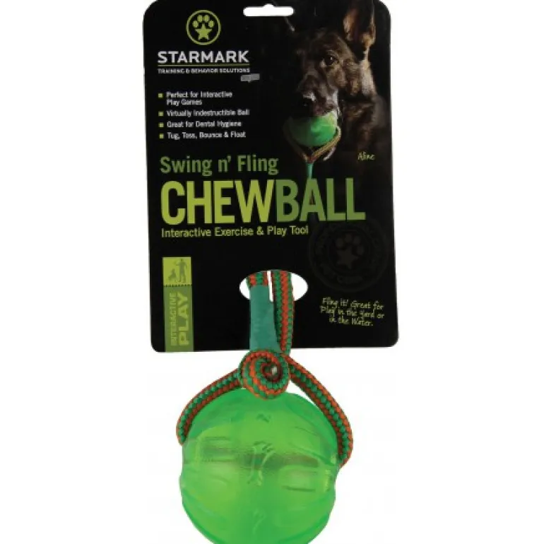 Starmark Chew Ball koiran aktivointipallo narulla