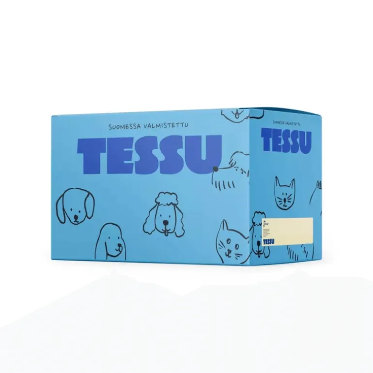 Tessu Naudan halkaistu putkiluu 4 kg