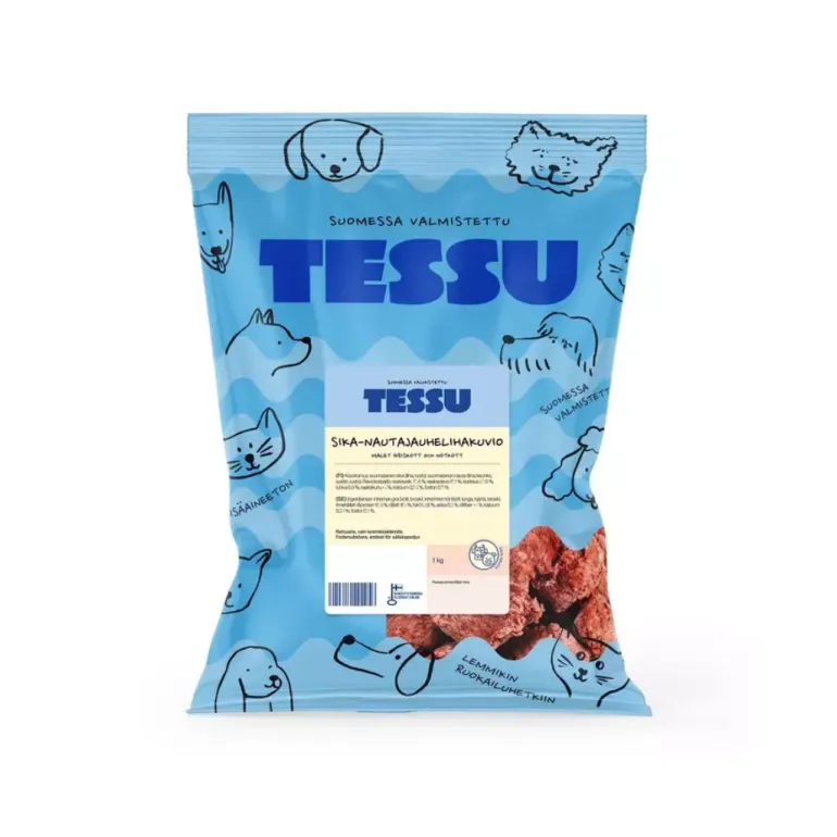 Tessu Sika-nautajauhelihakuvio 1 kg