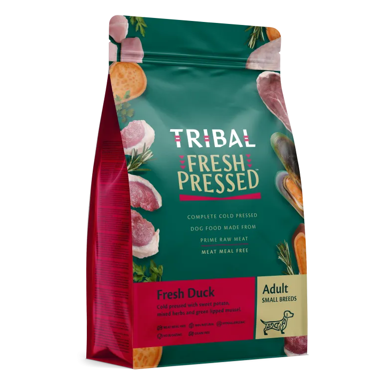 Tribal Fresh Pressed Adult Duck Small Breed kylmäpuristettu kuivaruoka