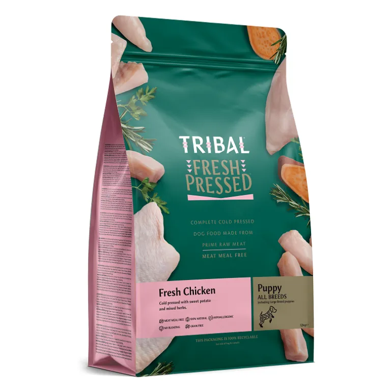 Tribal Fresh Pressed Puppy Kana kylmäpuristettu penturuoka