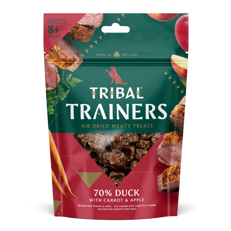 Tribal Trainers Duck, Carrot & Apple koiran makupala 80 g