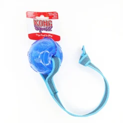 Vijue Kong Squeezz Ball vinkupallo grip-liinalla, sininen