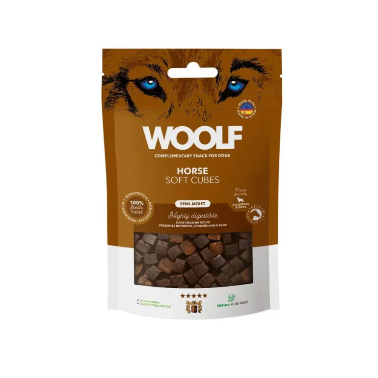 Woolf hevonen koiran makupala 100 g