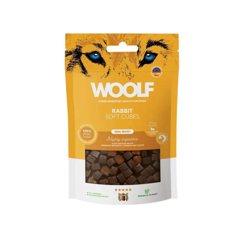 Woolf jänis koiran makupala 100 g
