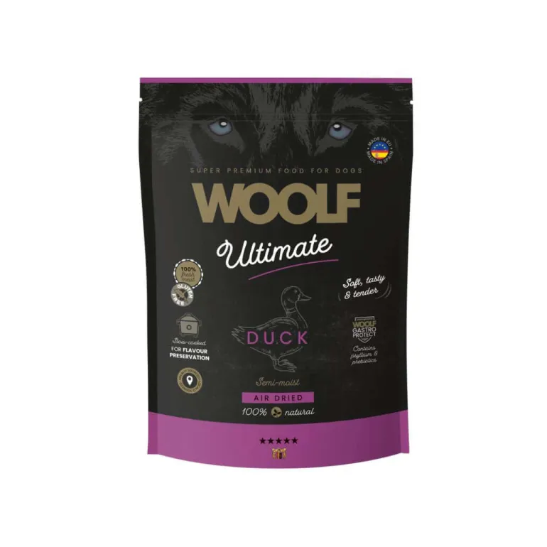Woolf Ultimate puolikostea koiranruoka ankka 1 kg