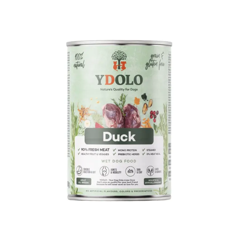 YDOLO Healthy & Pure Duck märkäruoka 400 g
