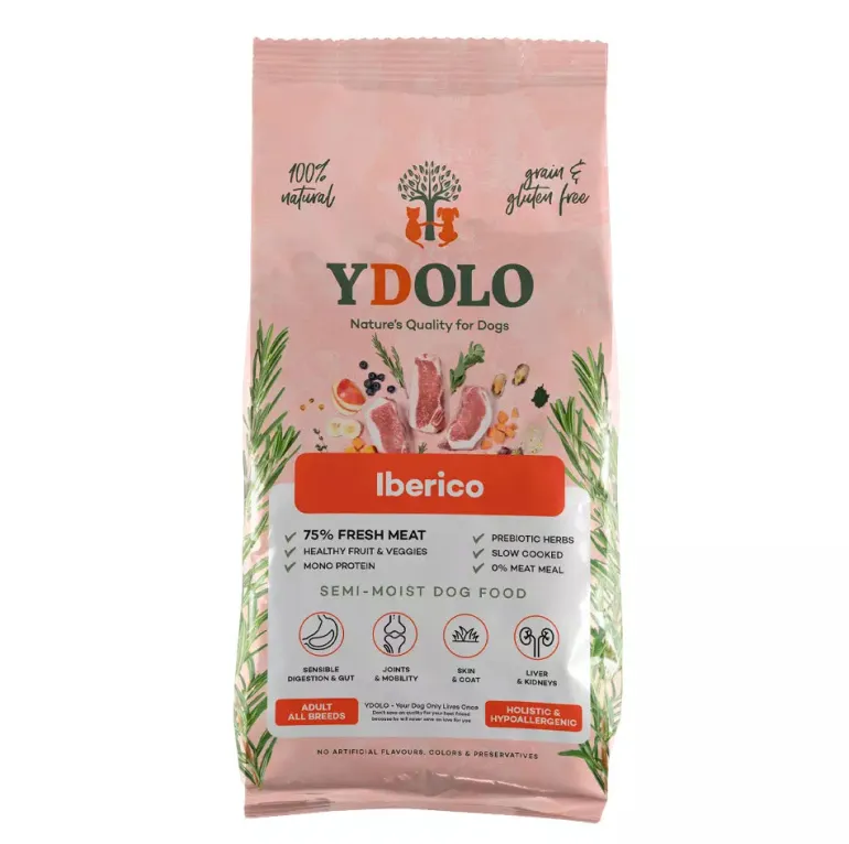 YDOLO Healthy & Pure Iberico puolikostea koiranruoka