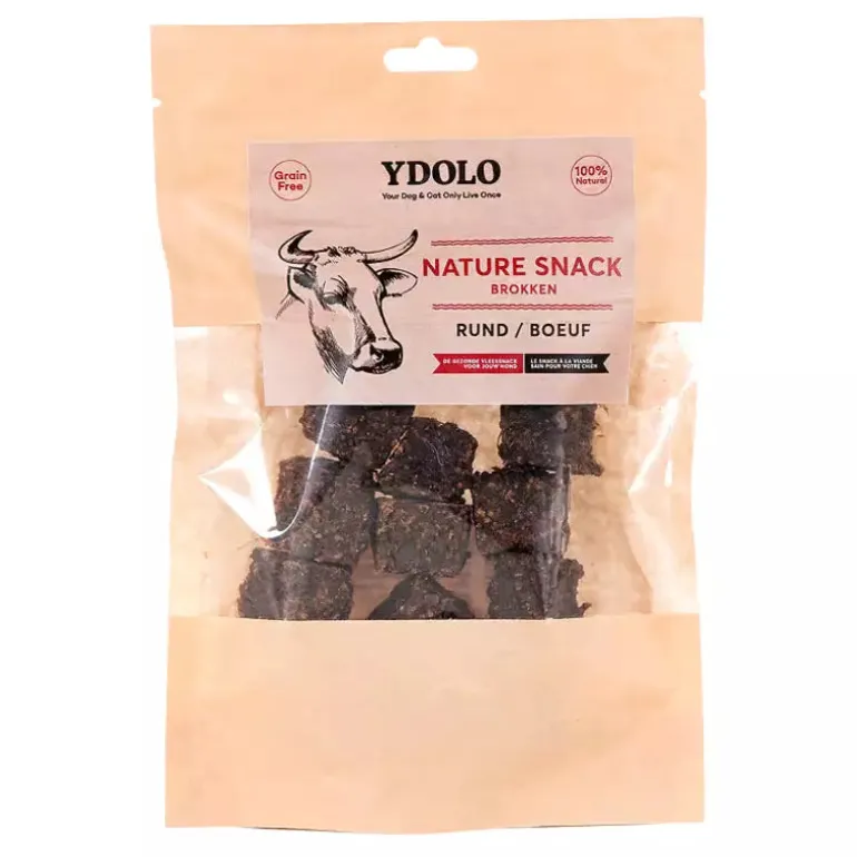YDOLO Nature Snacks Beef koiran makupalat nauta 125 g