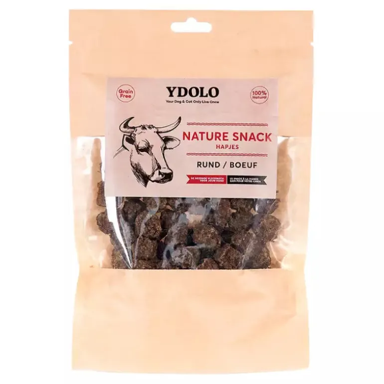 YDOLO Nature Snacks Beef Mini koiran makupalat nauta 125 g