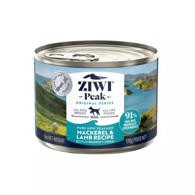 Ziwi Peak Koiran märkäruoka makrilli ja lammas