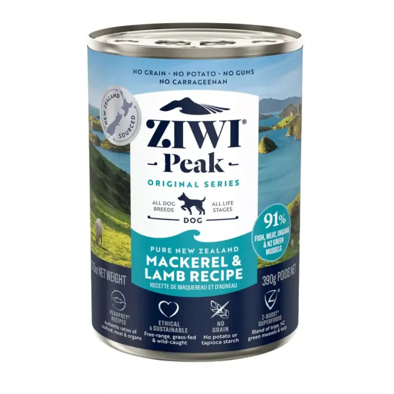 Ziwi Peak Koiran märkäruoka makrilli ja lammas